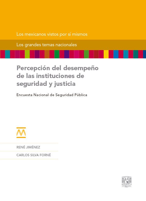 Portada - Percepción del desempeño de las instituciones de seguridad y justicia